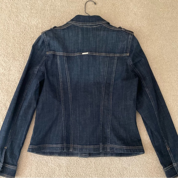 NWT White House Black Market Denim Jacket, L - Picture 2 of 12
